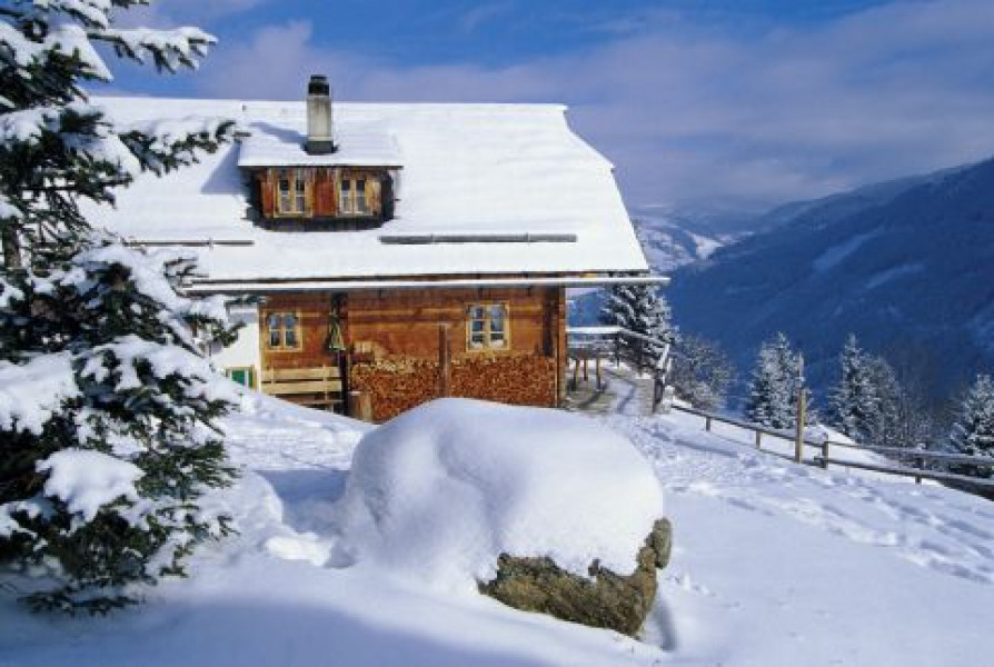 einzelhuette winter
