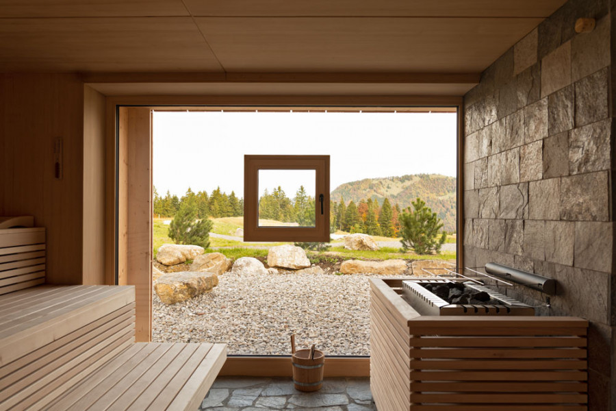 Sauna Fuchsegg Eco Lodge Marco Bertolini 1
