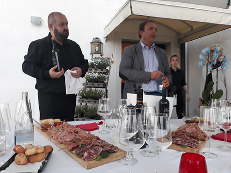 BB on tour 4 Weindegustation vor dem Gala Abend