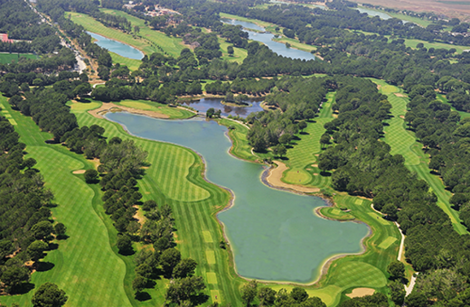 Der Gloria Golf Club von oben