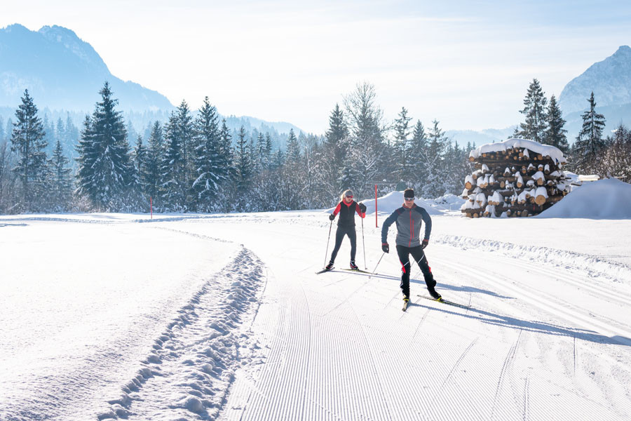 Kaiserwinkl Urlaub Walchsee Winter Winterlandschaft Langlaufen 4