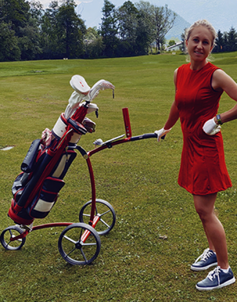 1 Johanna chic und golfsportlich unterwegs