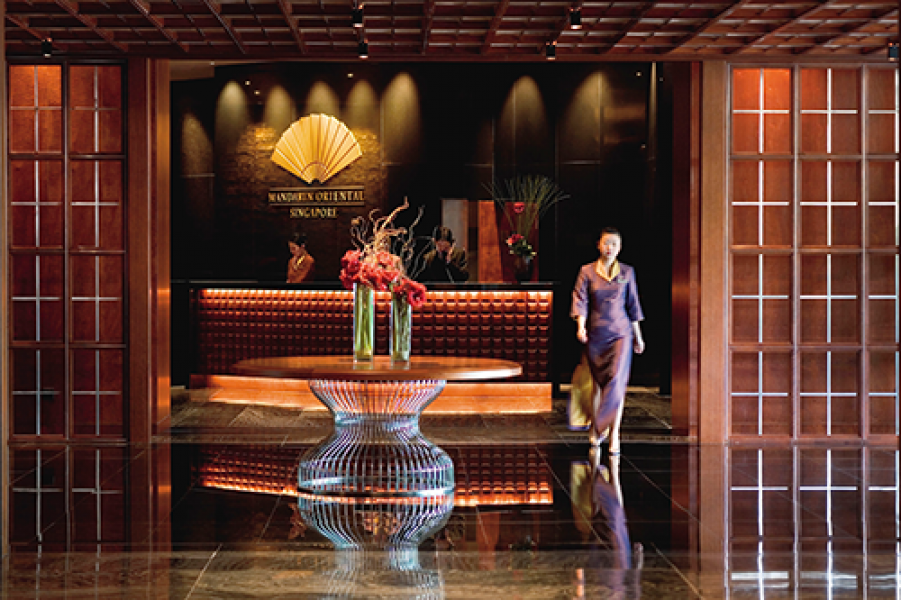 Mandarin Oriental Singapore Lobby