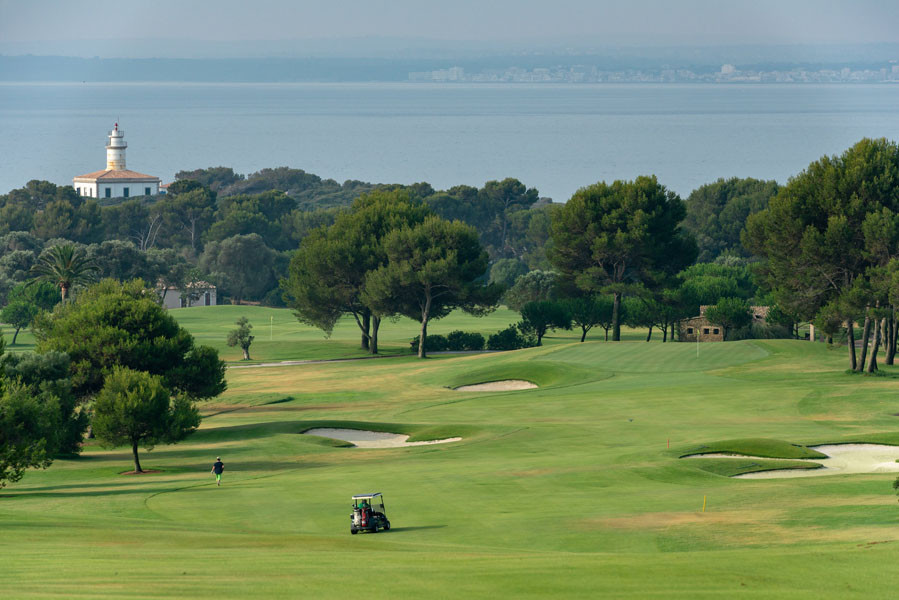 Talking Golf Loch 7 mit Leuchtturm