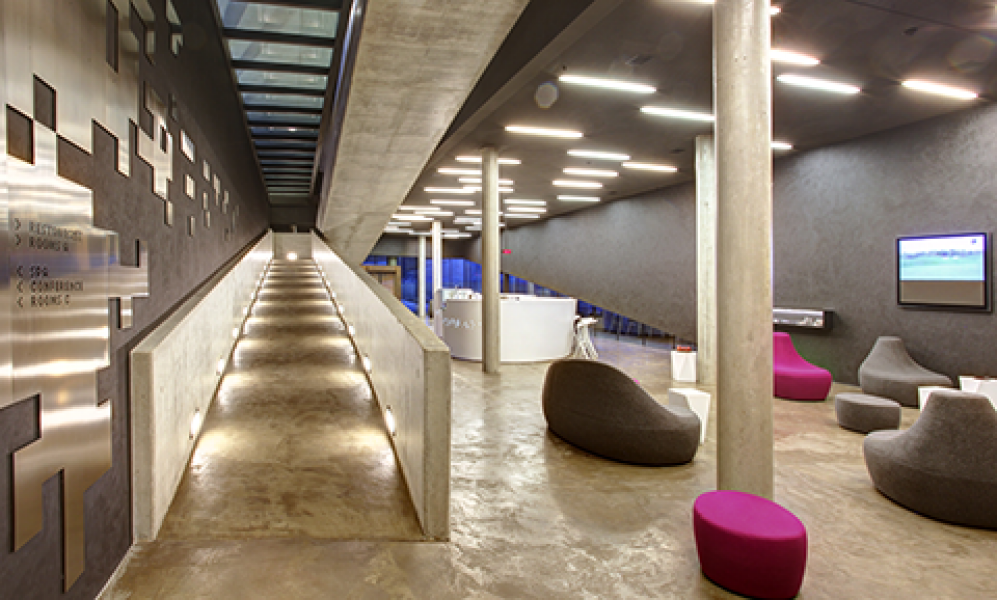 12. Interior lobby