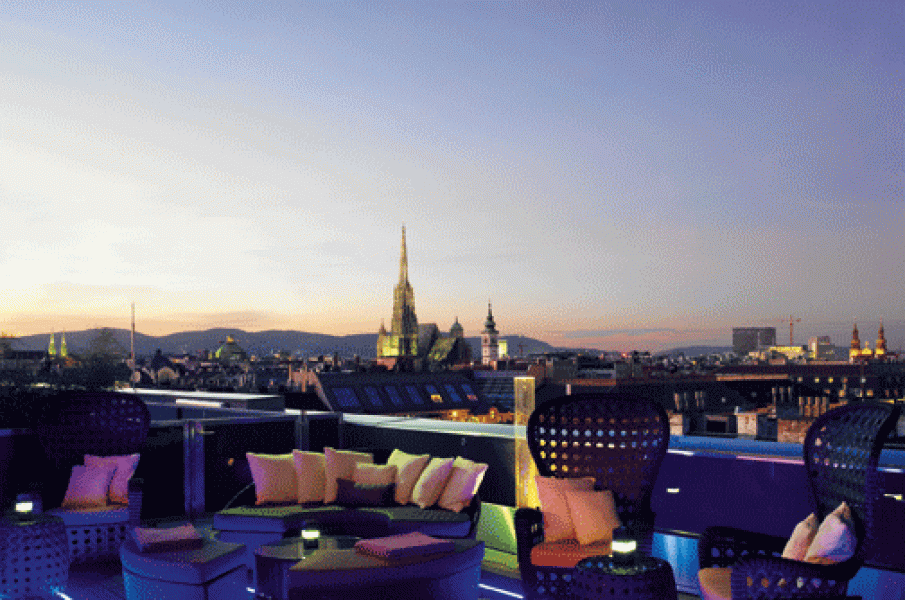 Atmosphere Rooftop Bar Lounge The Ritz Carlton Vienna