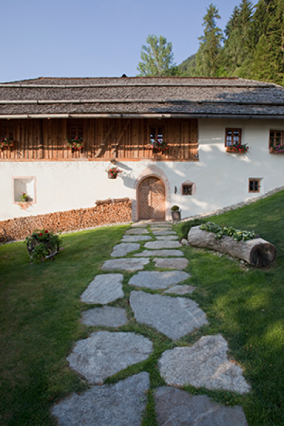 The entrance