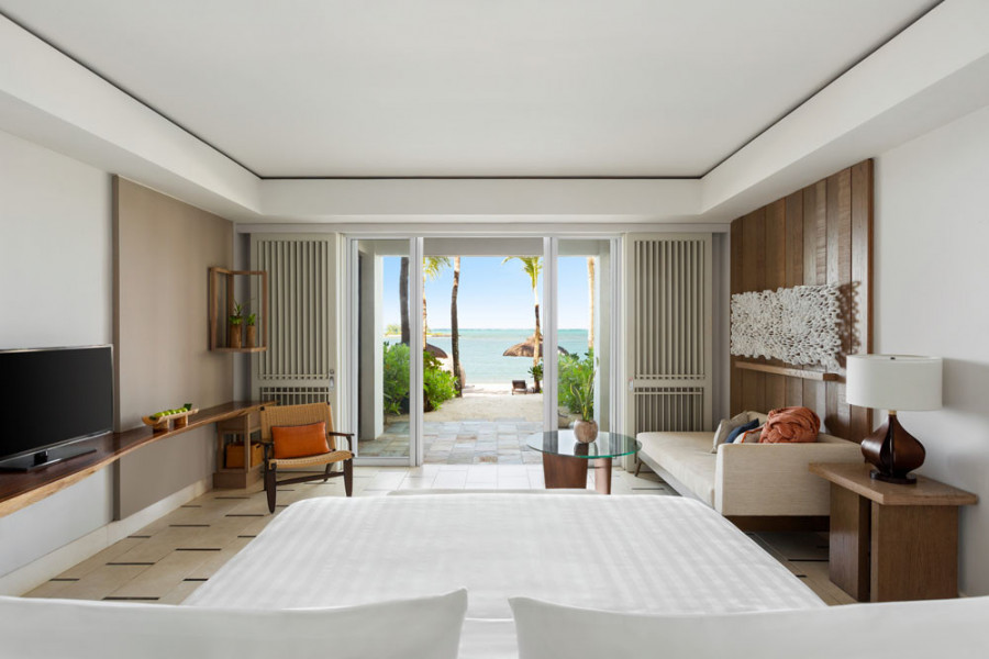Mauritius SLTR Hibiscus Junior Suite Beach Access King Bedroom 3
