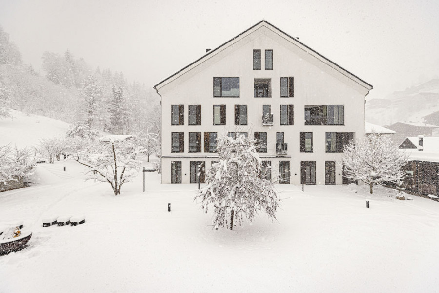 WIESERGUT Aussenansicht Winter Copyright Klaus Peterlin 2