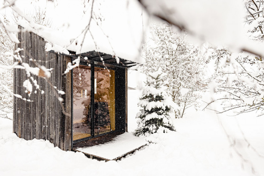 WIESERGUT Aussensauna Winter Copyright Klaus Peterlin 2